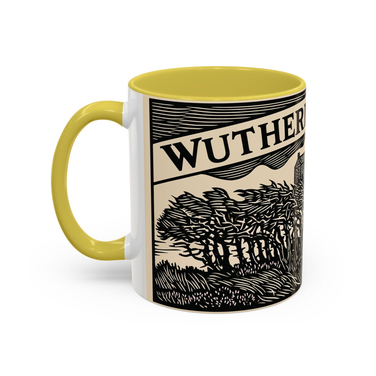 Wuthering Heights Coffee Mug | Emily Brontë Literary Design Mug