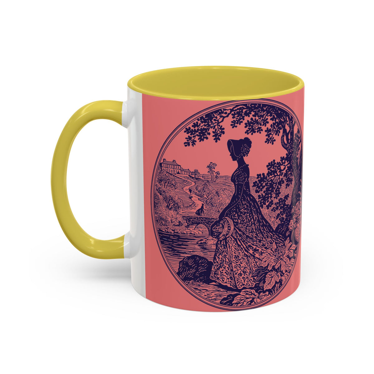 Barely Tolerable Vintage Portrait Mug — Funny Retro Coffee Cup (11oz/15oz)