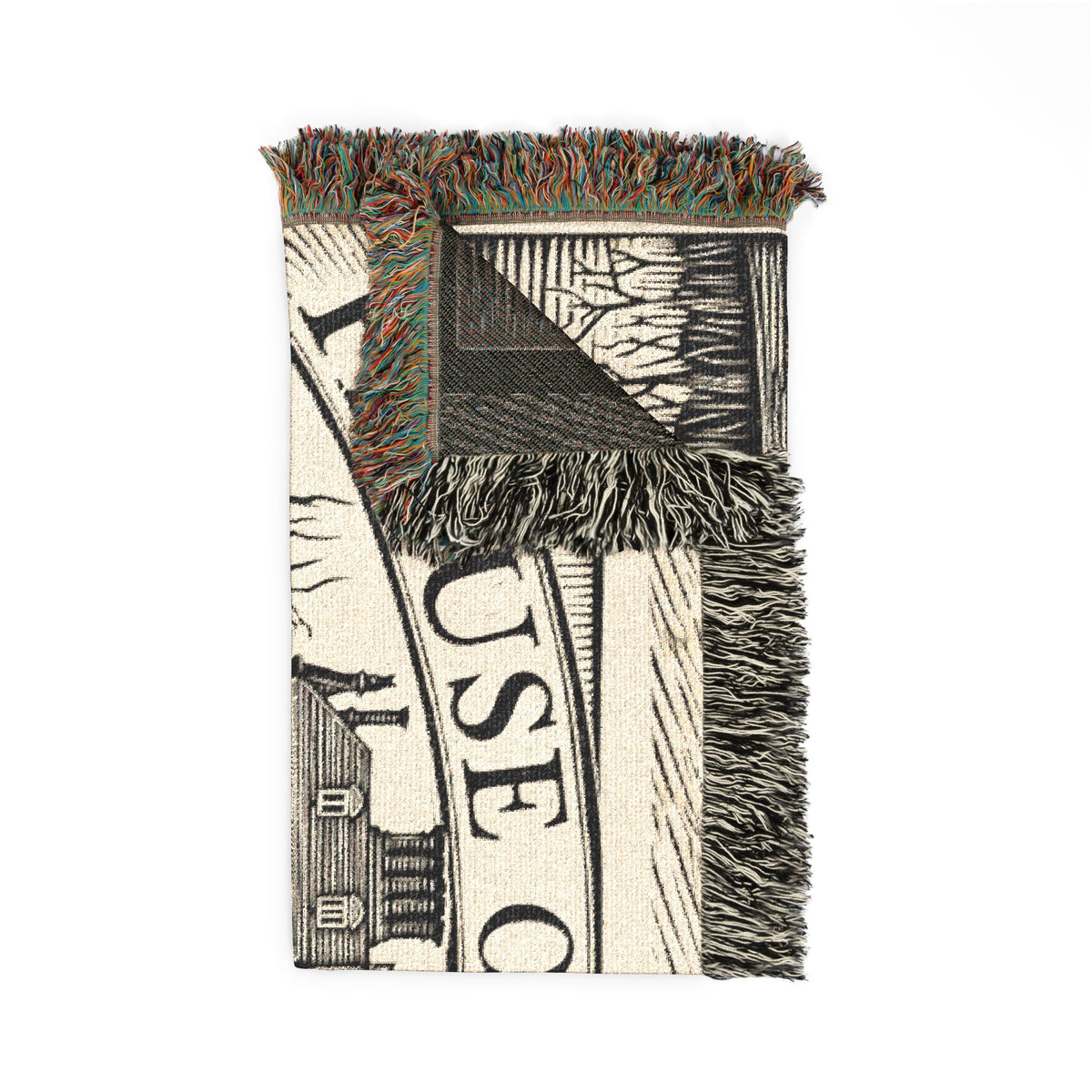 The House of Usher — Woven Blanket | Edgar Allan Poe Gothic Throw