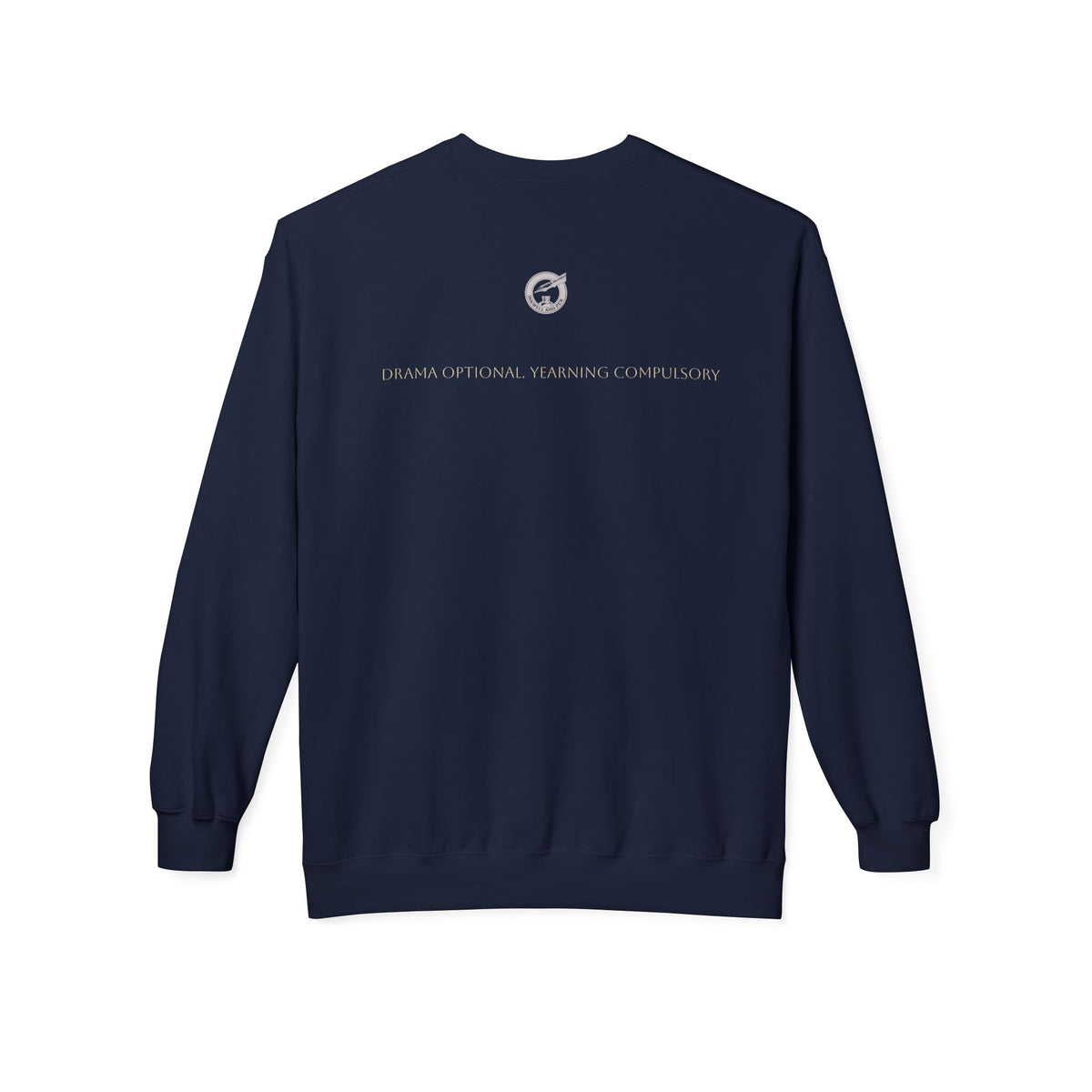 Jane Austen Reader - Crewneck Sweatshirt — "Rife With Regency Drama" Vintage Floral Graphic