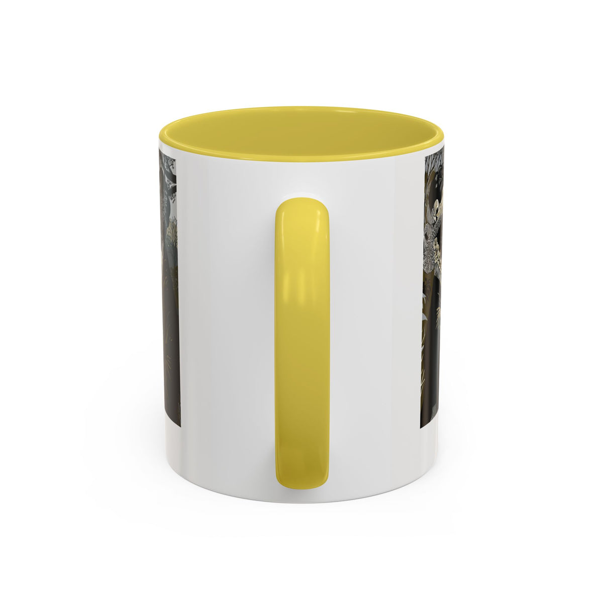 'Strolling Pemberley' Ceramic Coffee Cup — Vintage Regency Silhouette Mug