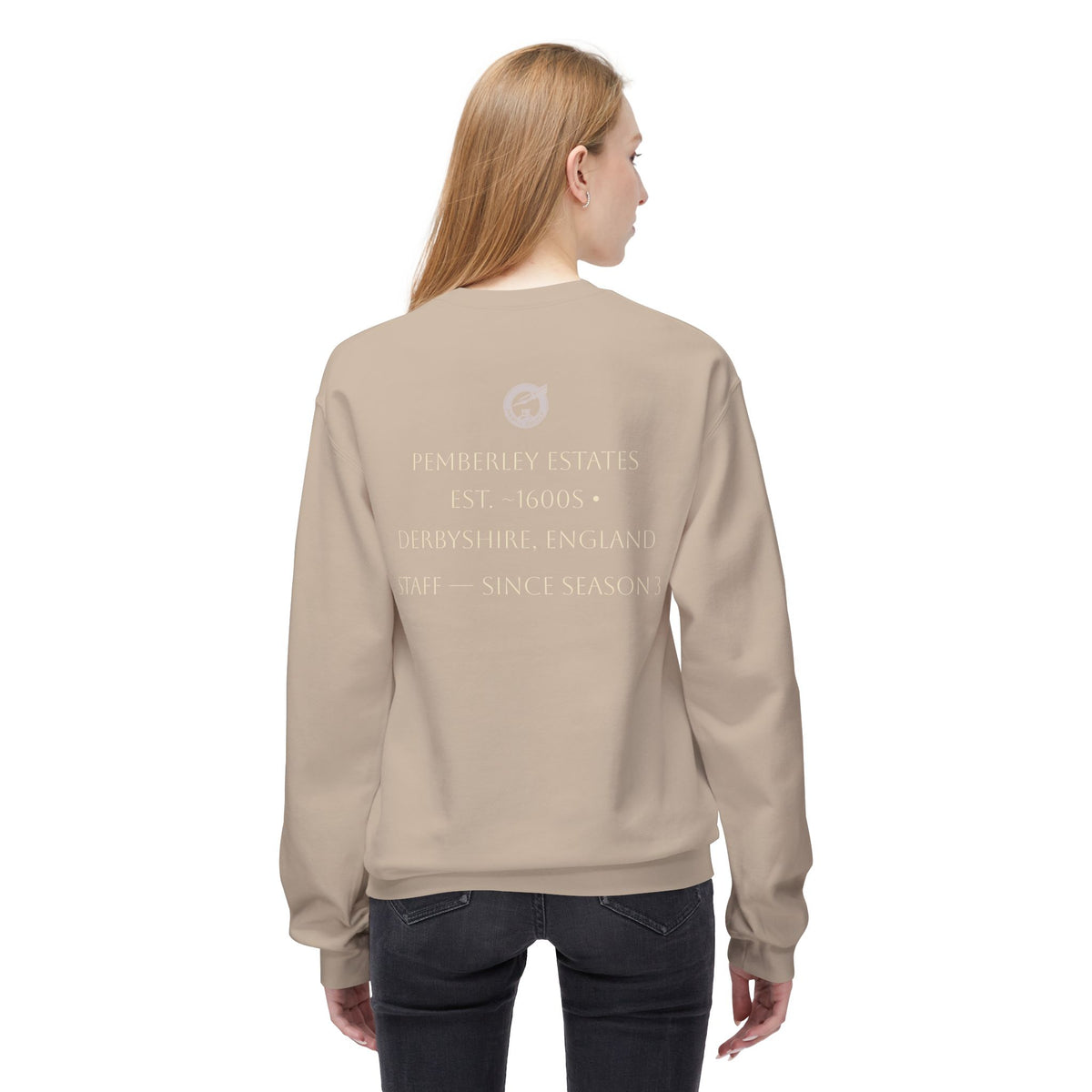 Pemberley Estate Crewneck Sweatshirt — Jane Austen Cozy Literary Pullover