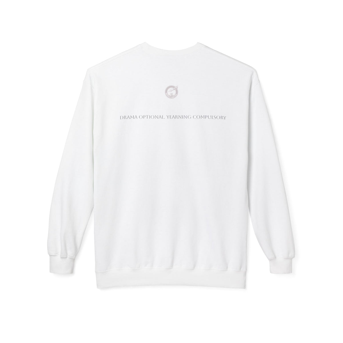 Jane Austen Reader - Crewneck Sweatshirt — "Rife With Regency Drama" Vintage Floral Graphic