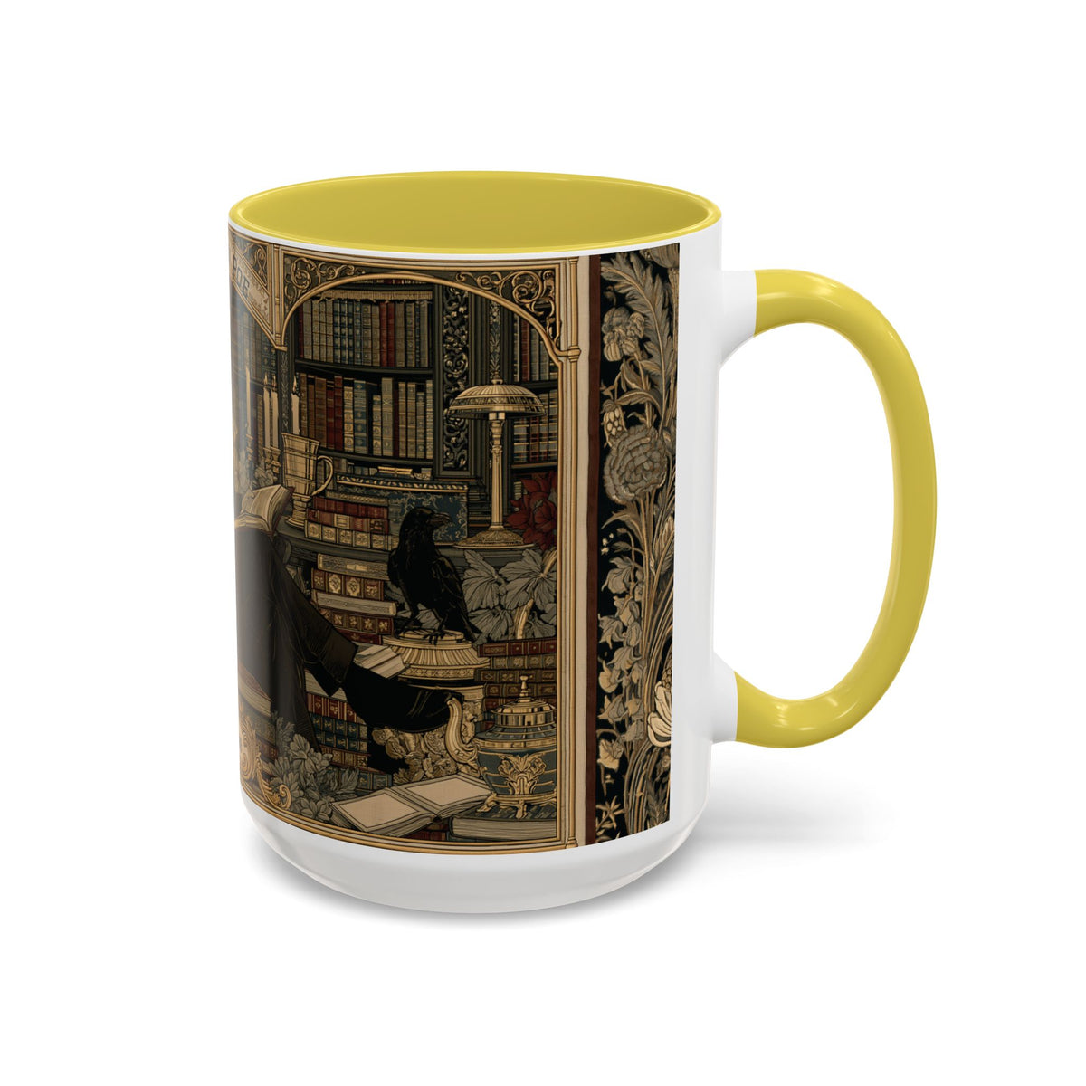Edgar Allan Poe portrait Mug | Literary Gothic coffee mug