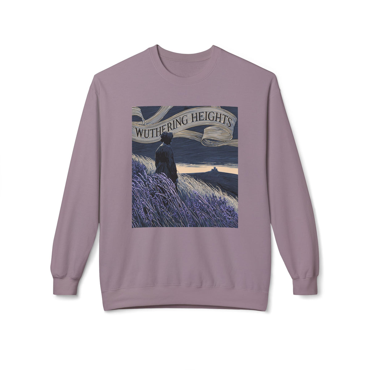 Across the Moors-Wuthering Heights Gothic Literary Sweatshirt