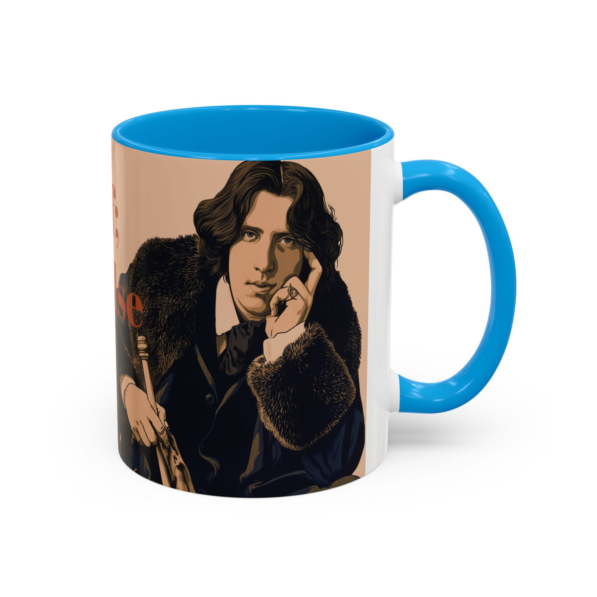 Oscar Wilde Quote Mug — "Be Yourself; Everyone Else Is Taken" Ceramic Coffee Cup (11oz/15oz)