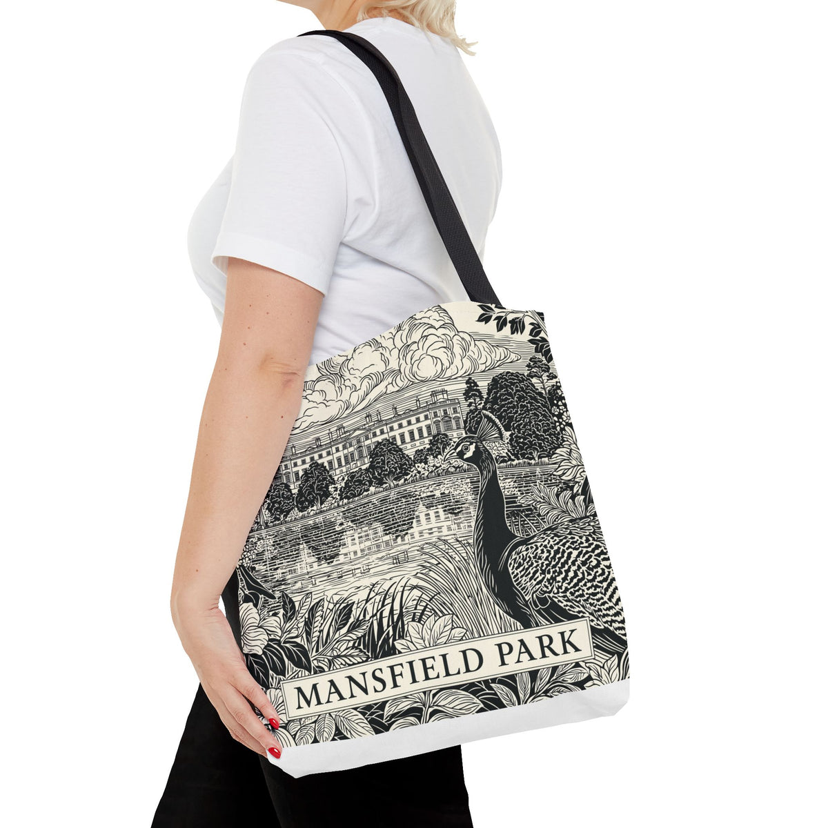 Mansfield Park Vintage Illustration Tote Bag