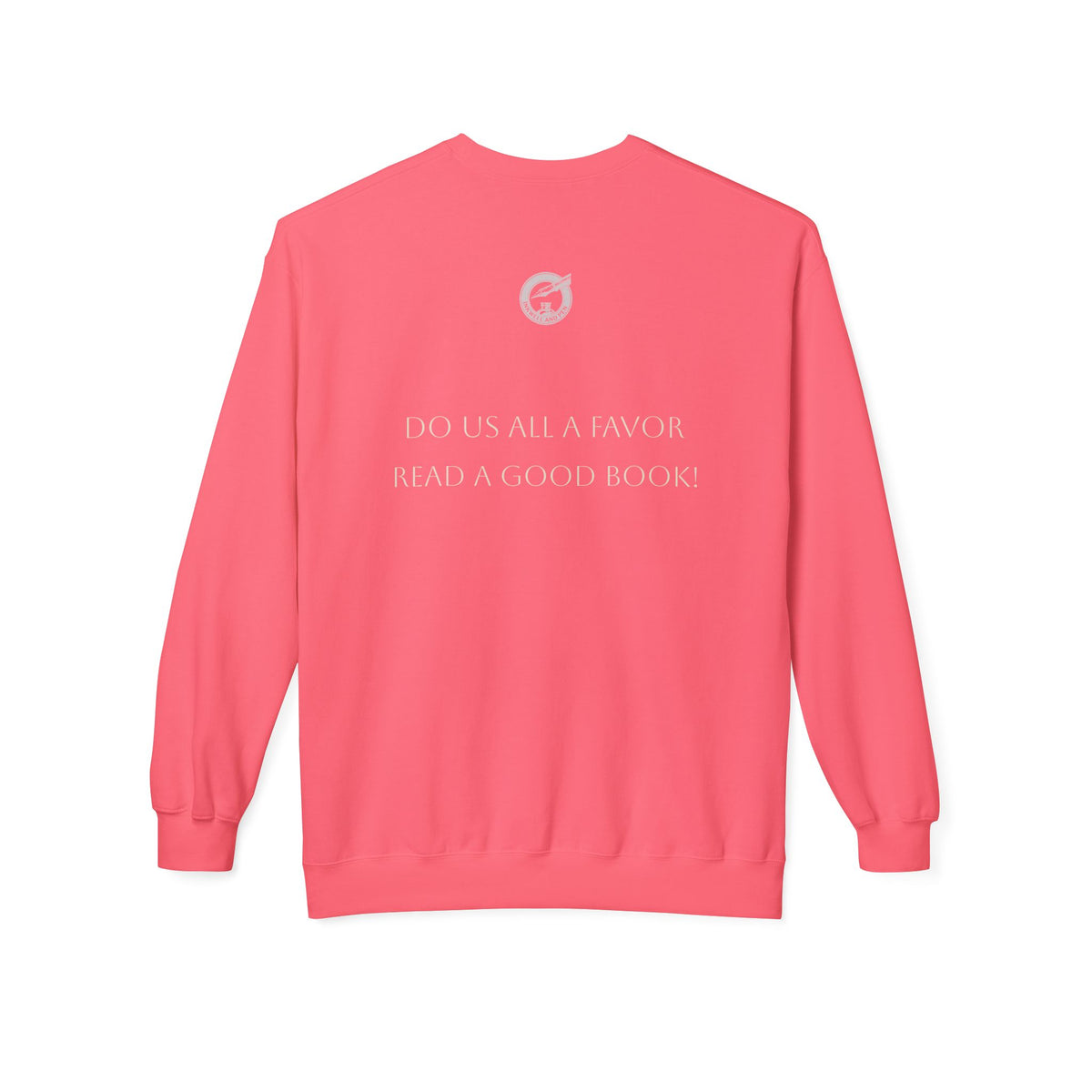Novel Lover Crewneck Sweatshirt — "Reading Good Books" Vintage Book Quote