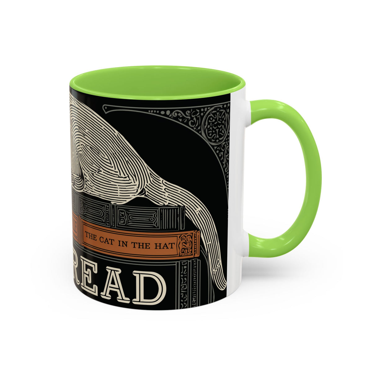 Bookstore Cat-Well Read Cat Mug | Literary Cat Stack Mug