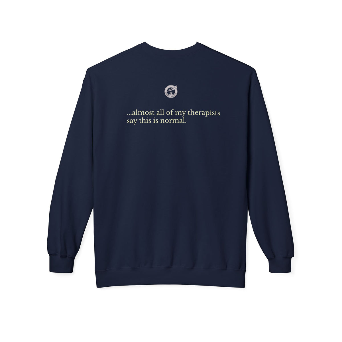 Gothic Novels Crewneck Sweatshirt — “I Read Gothic Novels…which explains my imagination”