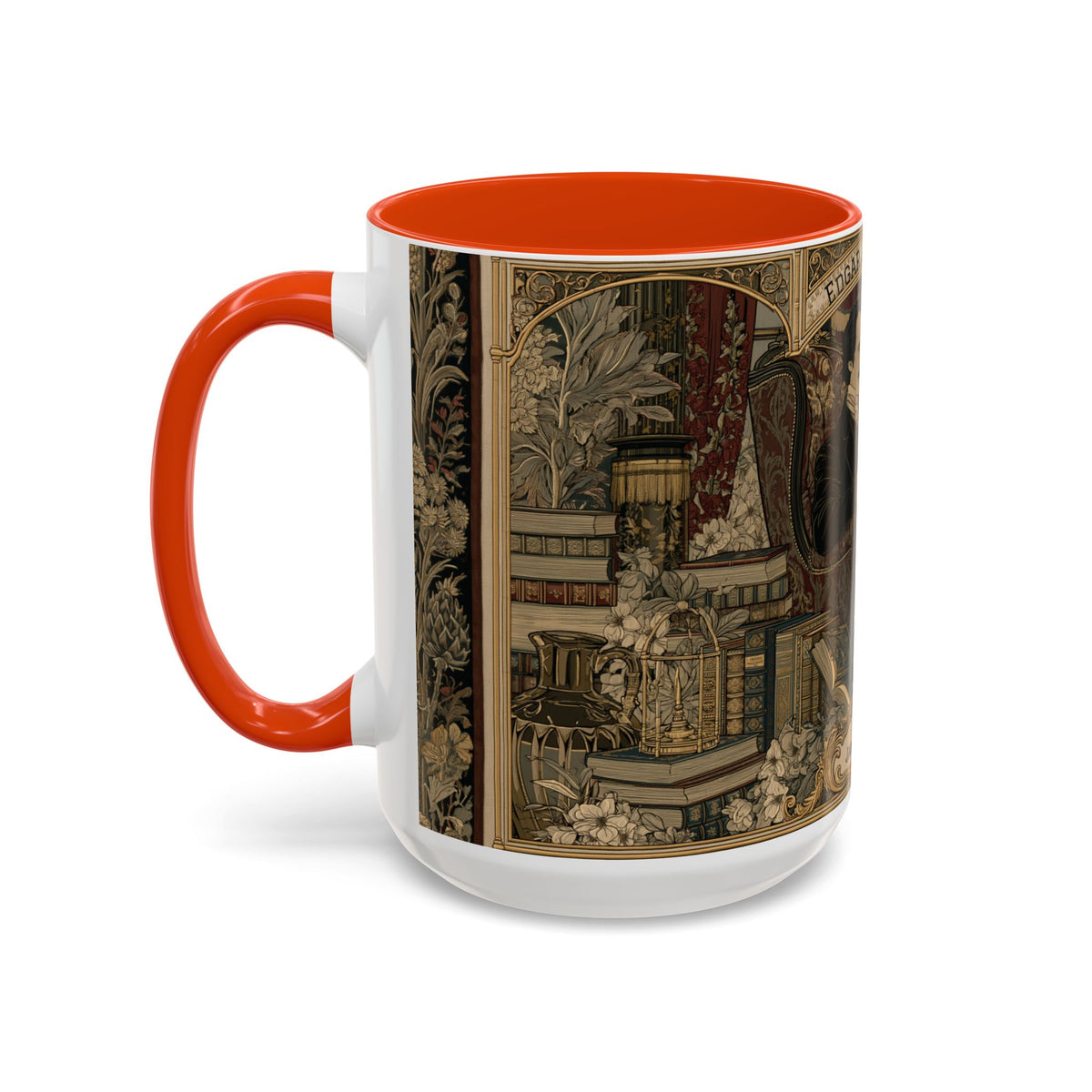 Edgar Allan Poe portrait Mug | Literary Gothic coffee mug
