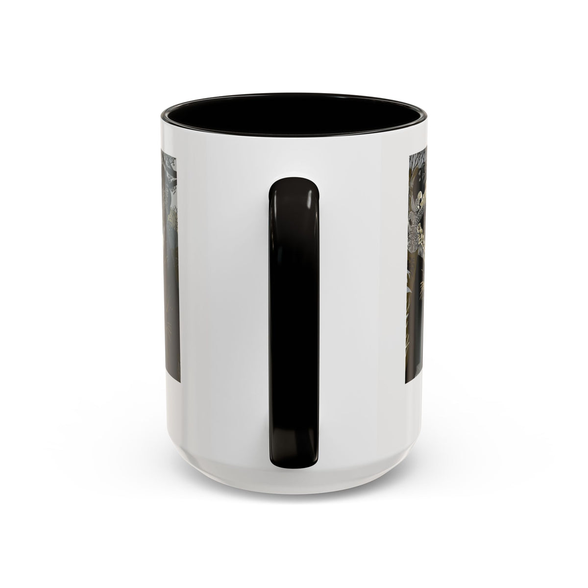 'Strolling Pemberley' Ceramic Coffee Cup — Vintage Regency Silhouette Mug
