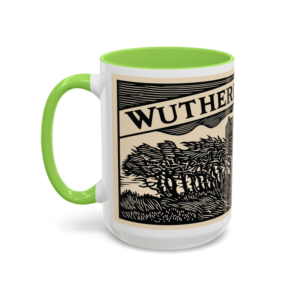 Wuthering Heights Coffee Mug | Emily Brontë Literary Design Mug