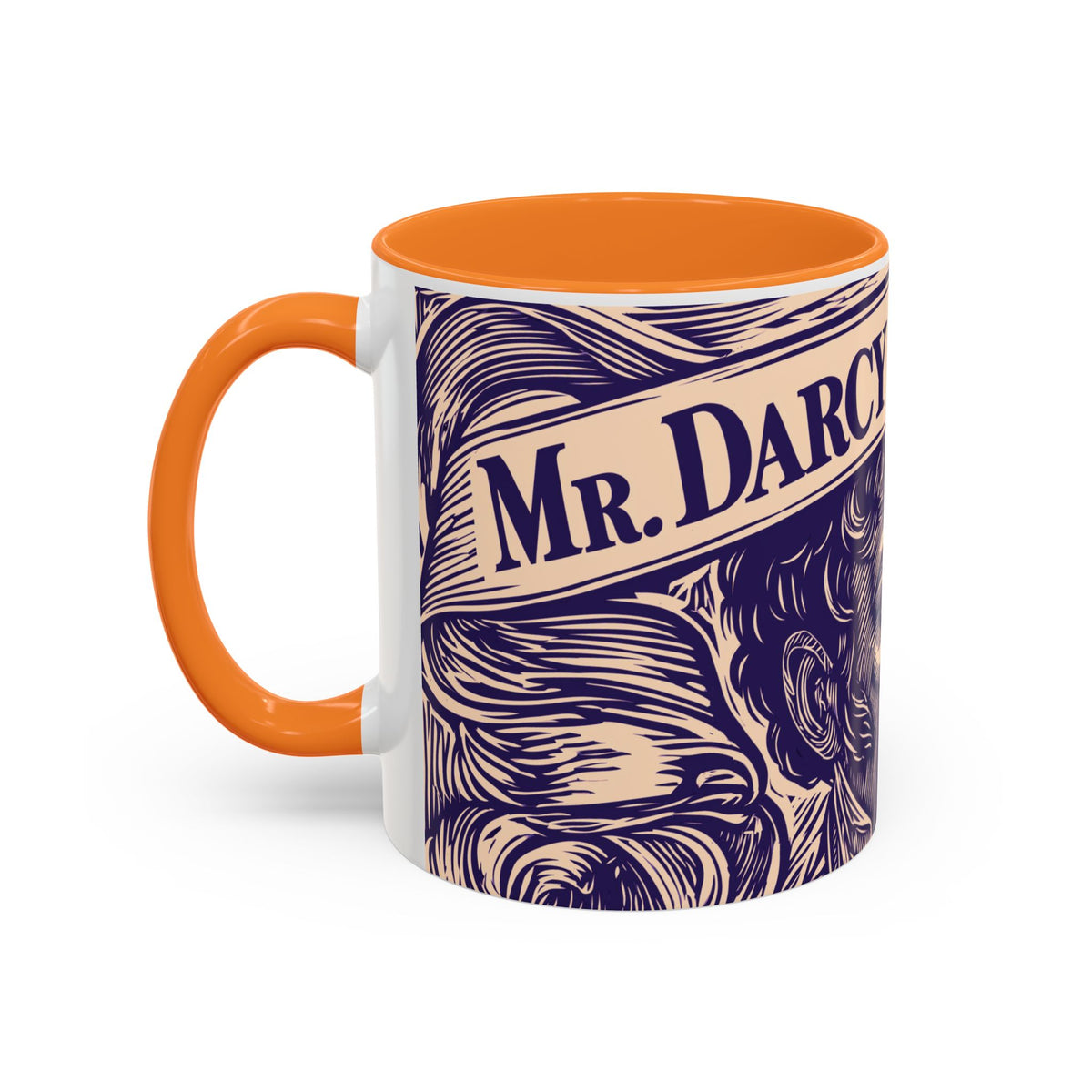 Darcy On My Mind Ceramic Mug — Jane Austen Literary Coffee Cup (11oz/15oz)