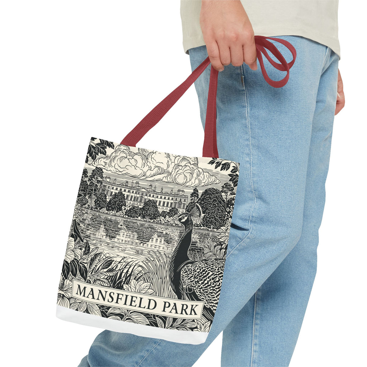 Mansfield Park Vintage Illustration Tote Bag