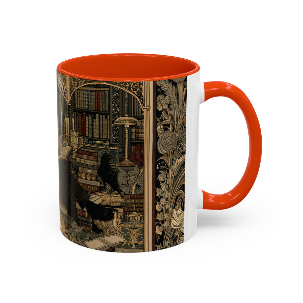 Edgar Allan Poe portrait Mug | Literary Gothic coffee mug