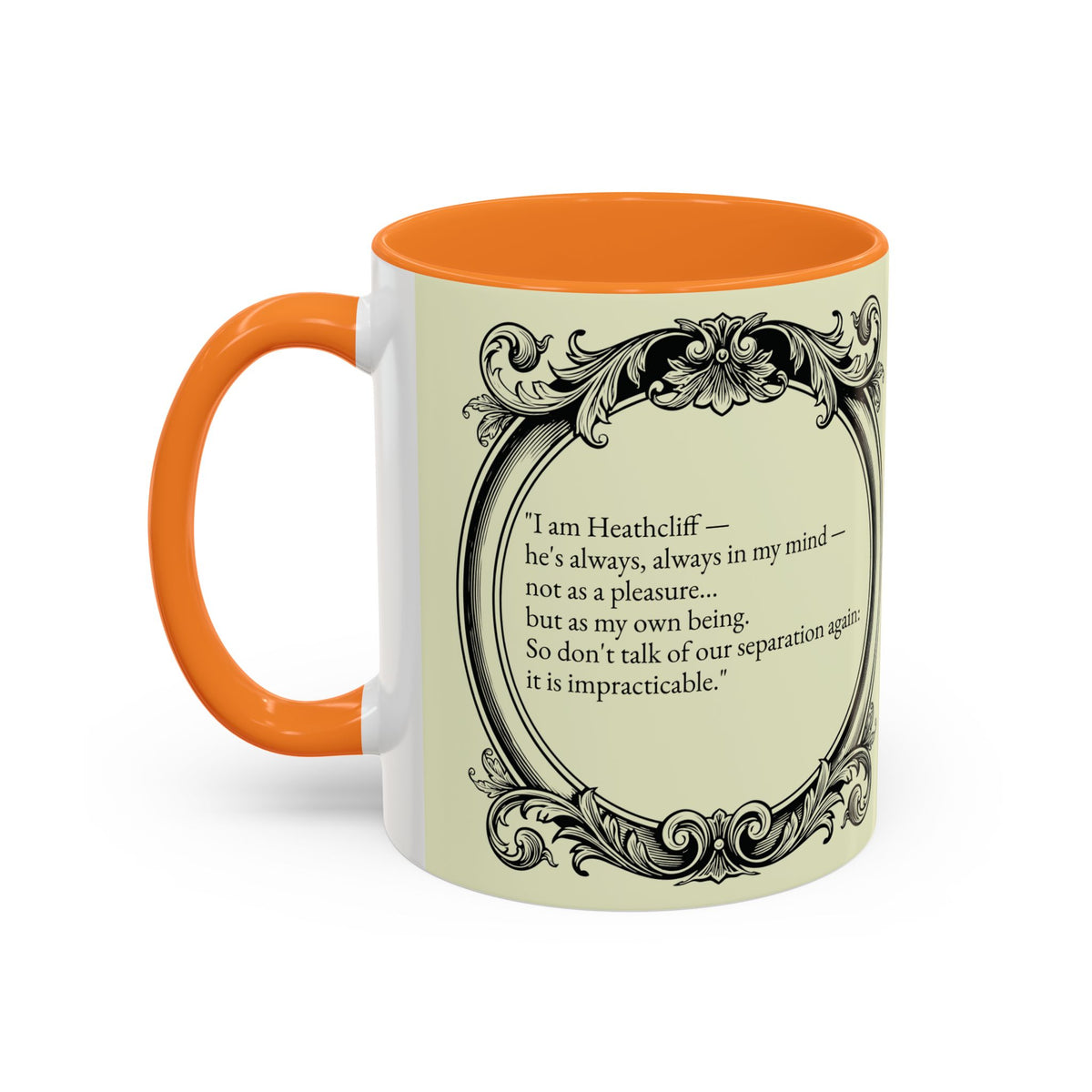 Wuthering Heights Literary Ceramic Mug — Classic Book Cover Coffee Cup (11oz/15oz)