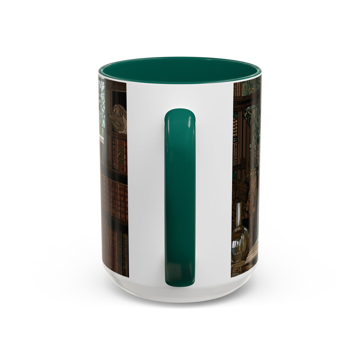 Cozy Reading Nook Cat Mug | Ceramic Coffee Cup 11oz 15oz