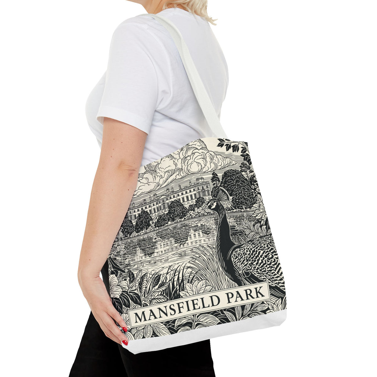 Mansfield Park Vintage Illustration Tote Bag