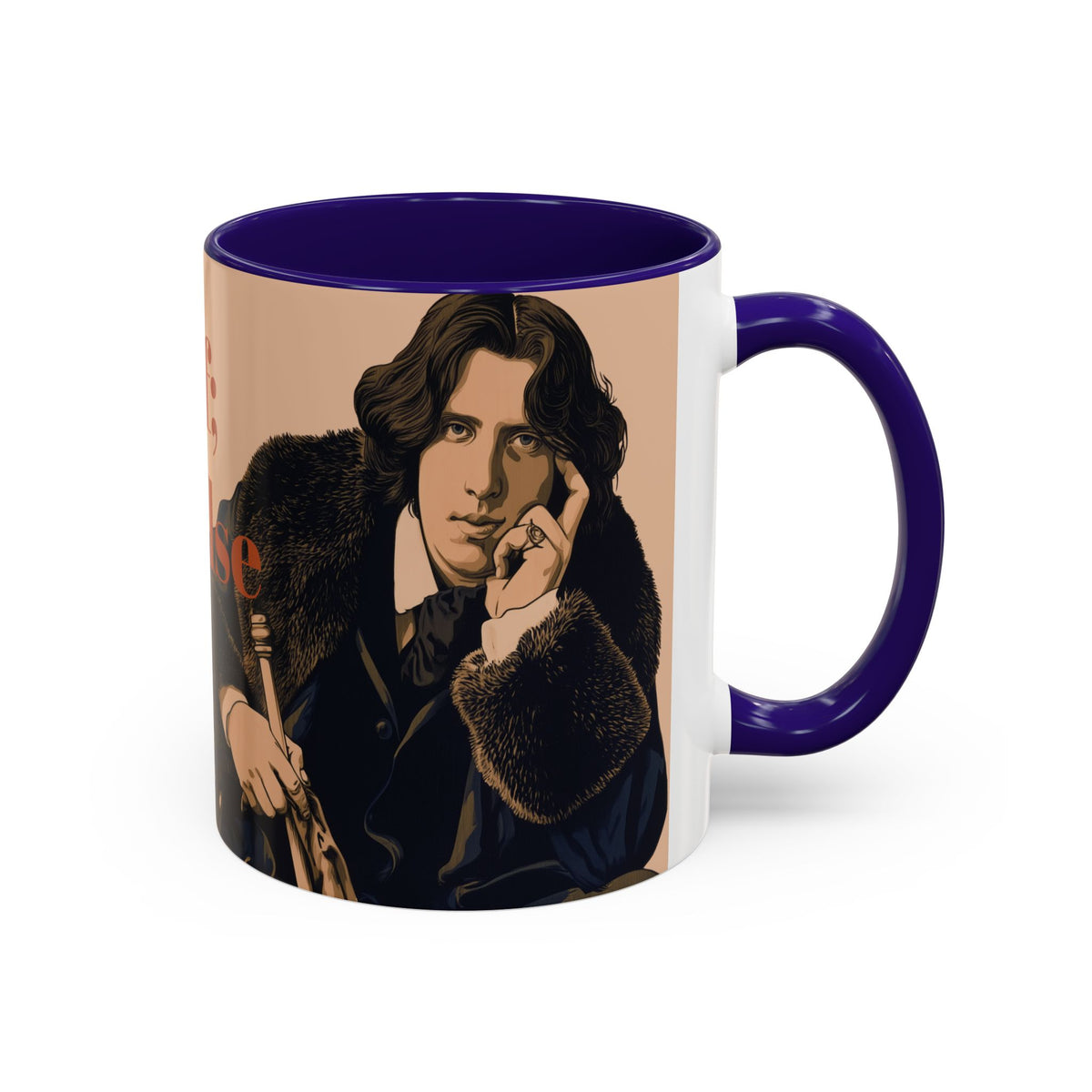 Oscar Wilde Quote Mug — "Be Yourself; Everyone Else Is Taken" Ceramic Coffee Cup (11oz/15oz)