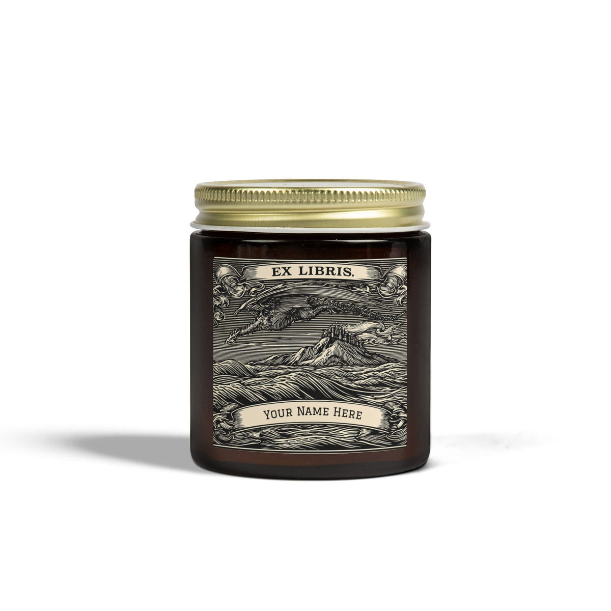 Ex Libris Scented Candle — Personalized, 4oz/9oz