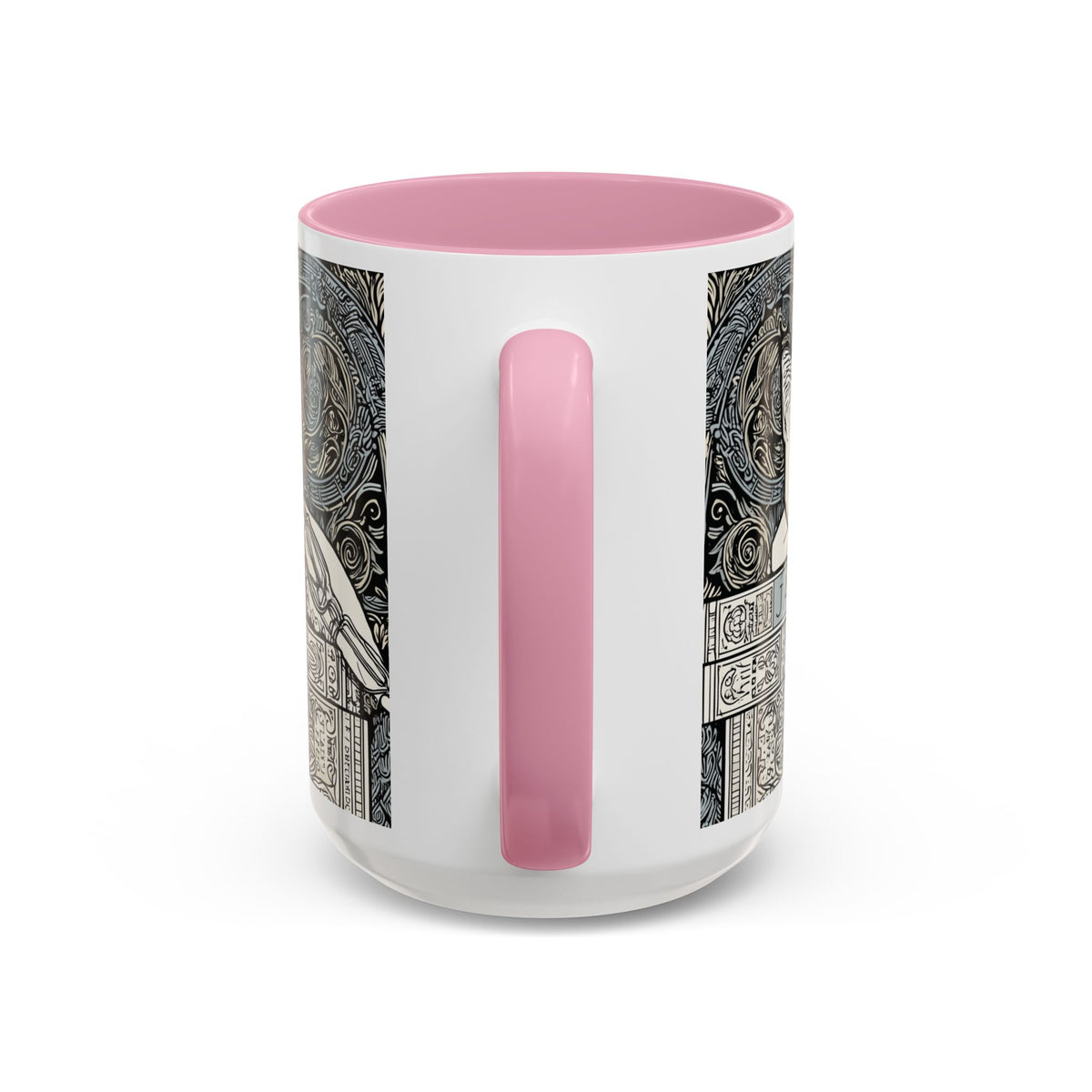 Well Read Siamese Cat Mug | Color Accent Ceramic Mug