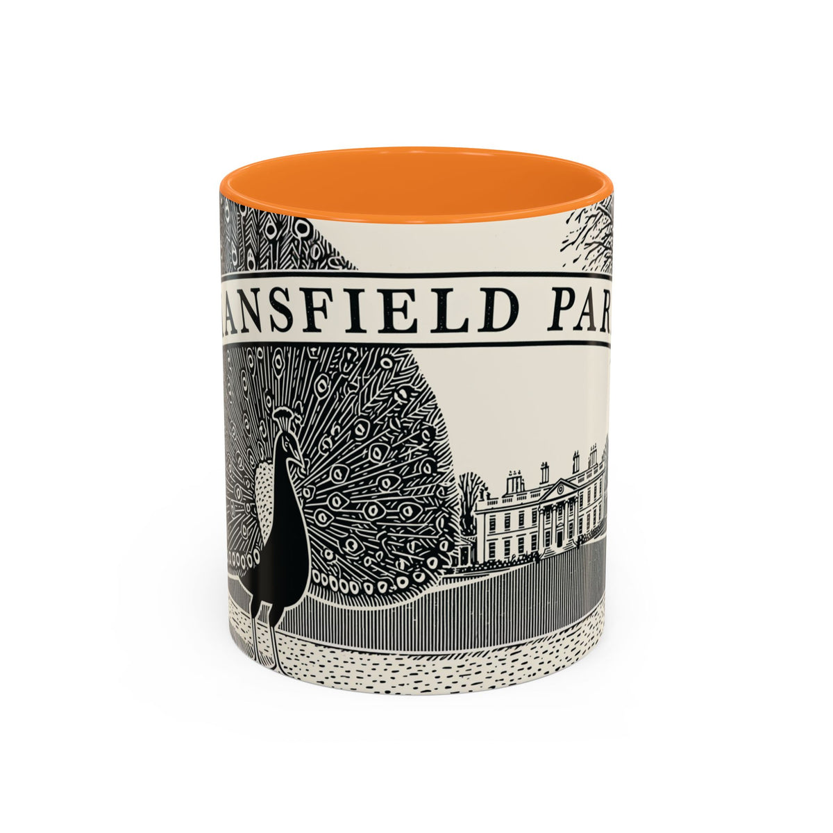 Mansfield Park illustration Mug | Peacock & Estate ceramic mug