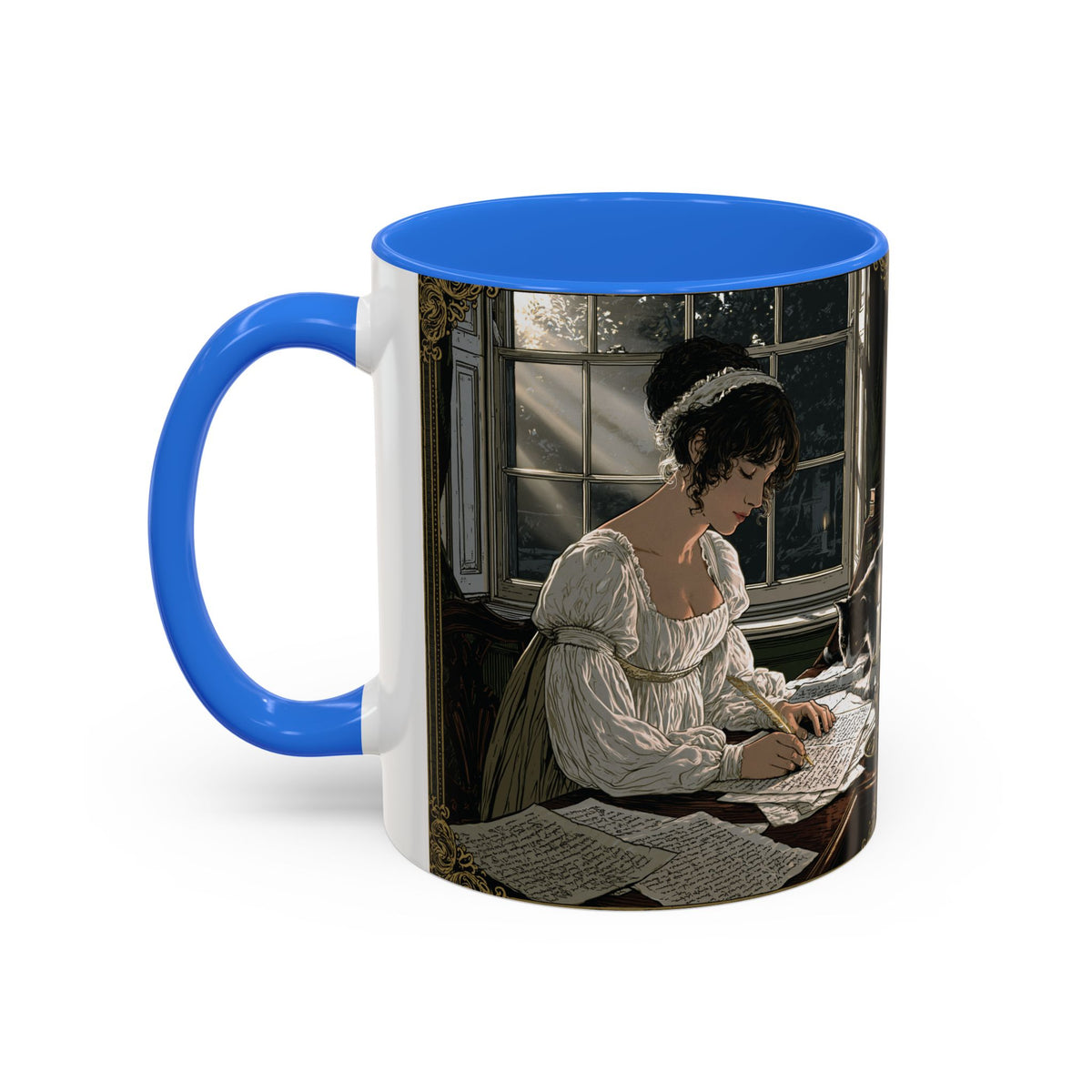 Jane Austen Quote Mug — “Every woman should write...” (11oz & 15oz)