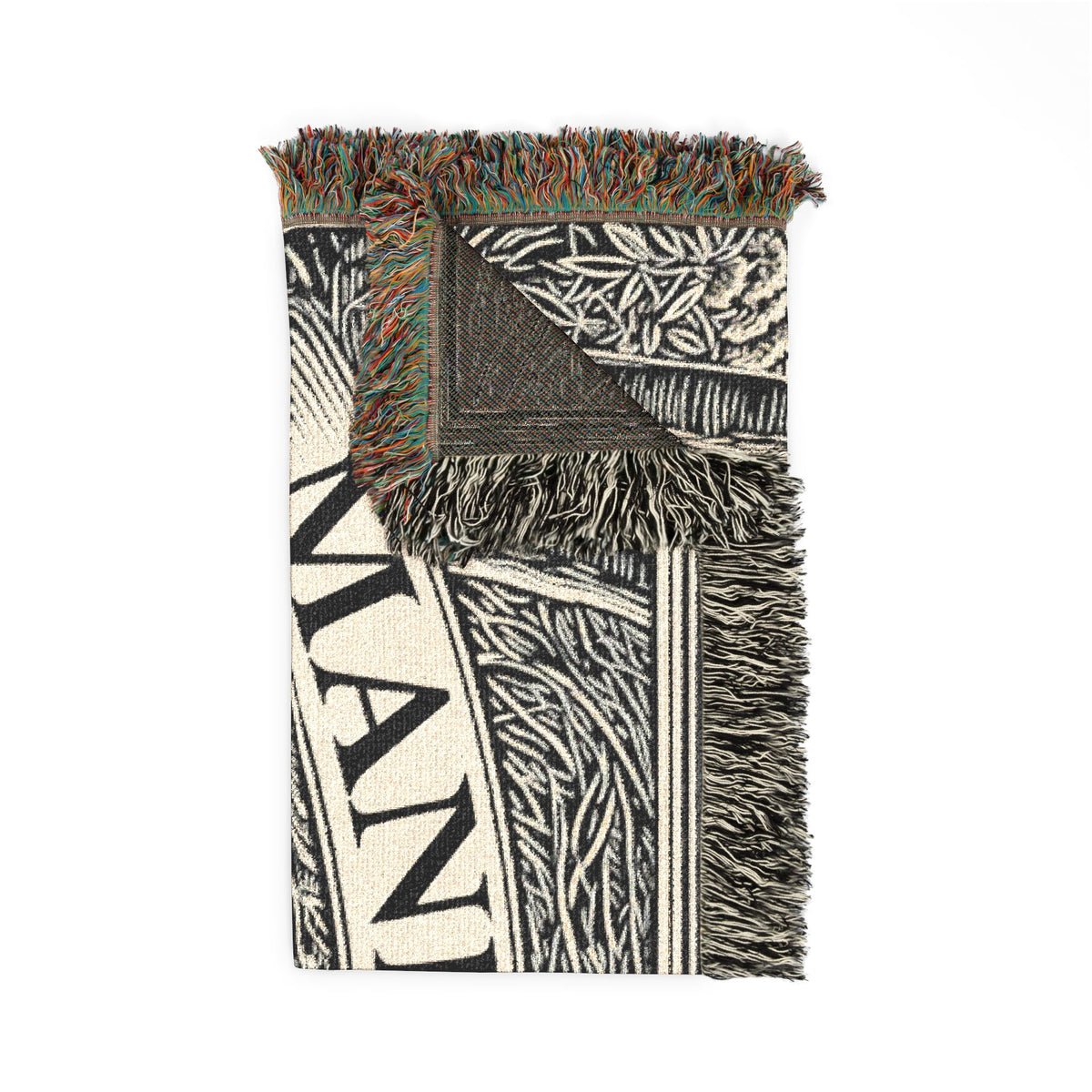 x Manderley Estate Landscape Woven Blanket | Vintage Manor Tapestry Throw