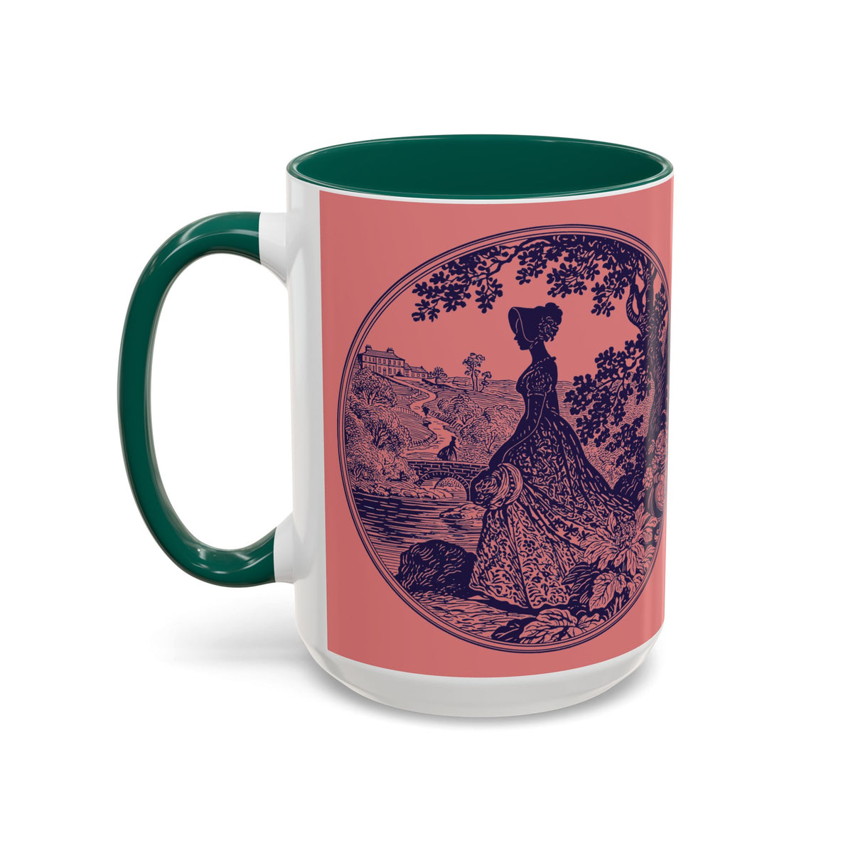 Barely Tolerable Vintage Portrait Mug — Funny Retro Coffee Cup (11oz/15oz)