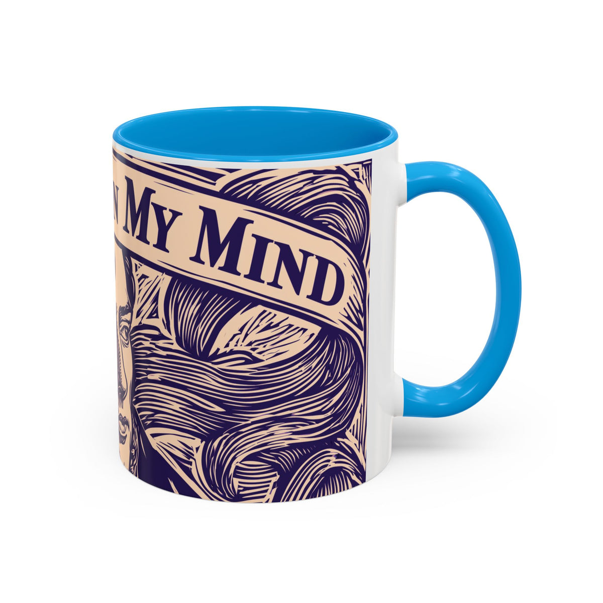 Darcy On My Mind Ceramic Mug — Jane Austen Literary Coffee Cup (11oz/15oz)