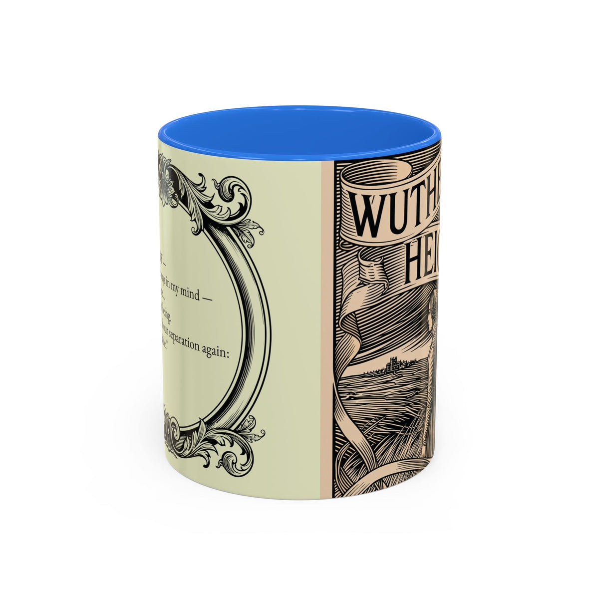 Wuthering Heights Literary Ceramic Mug — Classic Book Cover Coffee Cup (11oz/15oz)