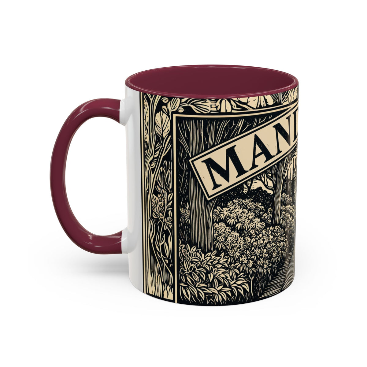 Manderley Estate Illustration Mug | Ceramic Coffee Cup