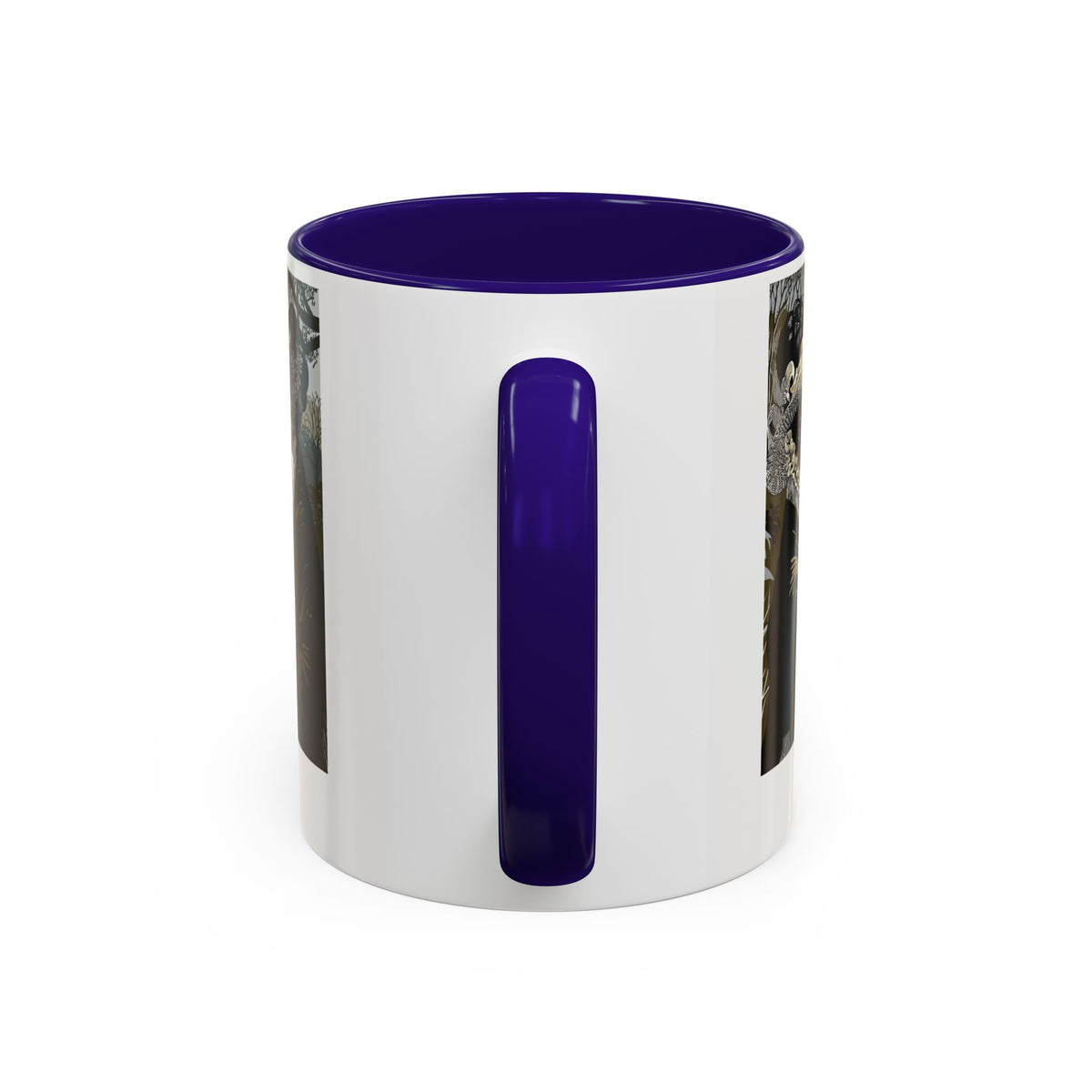 'Strolling Pemberley' Ceramic Coffee Cup — Vintage Regency Silhouette Mug