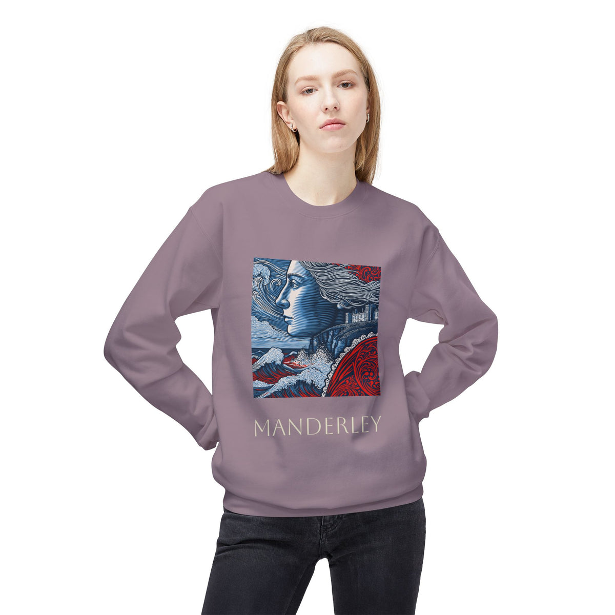 Manderley Crewneck Sweatshirt — "I feel her everywhere, you do too, don't you?"