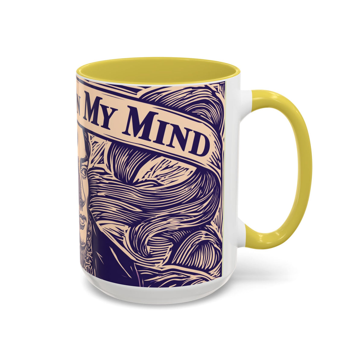 Darcy On My Mind Ceramic Mug — Jane Austen Literary Coffee Cup (11oz/15oz)