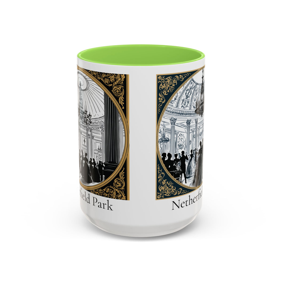 Netherfield Park Ballroom Scene Mug | 11oz 15oz Color Accent