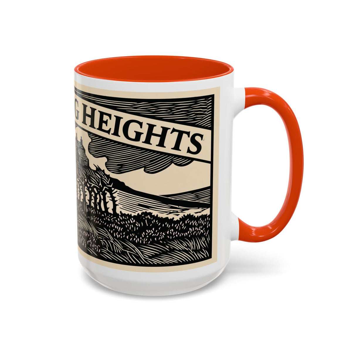 Wuthering Heights Coffee Mug | Emily Brontë Literary Design Mug