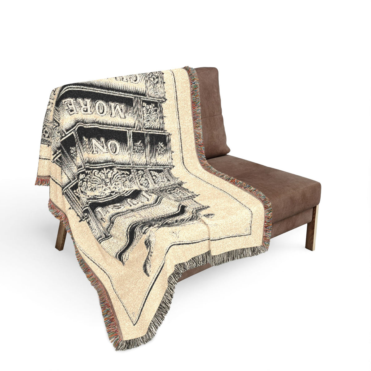 "Just One More Chapter"  Mantra Woven Blanket | Excuse Tapestry Throw
