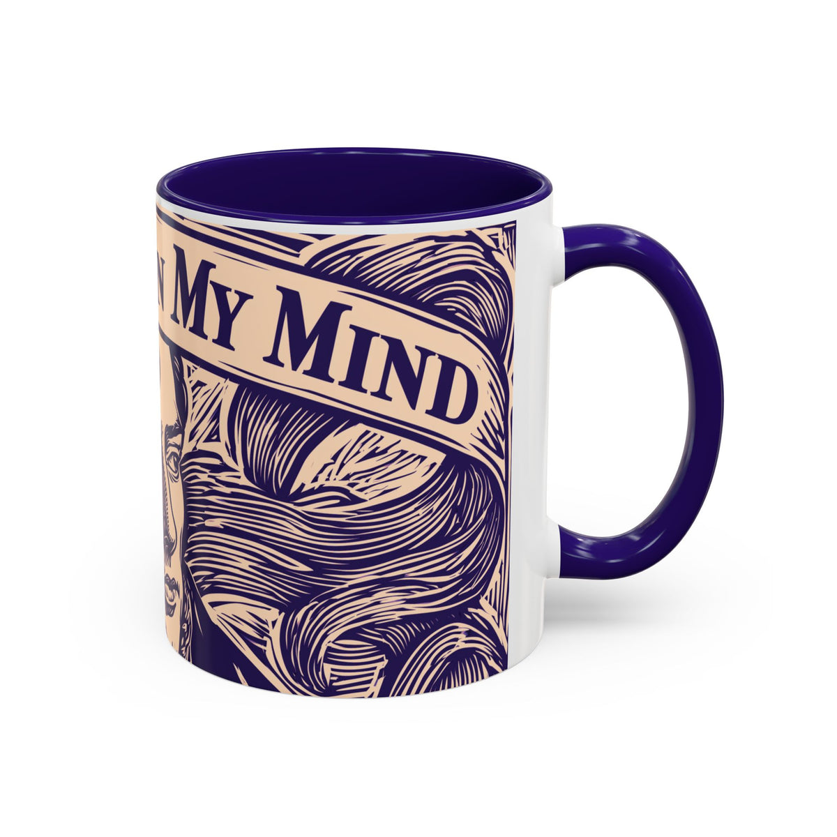 Darcy On My Mind Ceramic Mug — Jane Austen Literary Coffee Cup (11oz/15oz)
