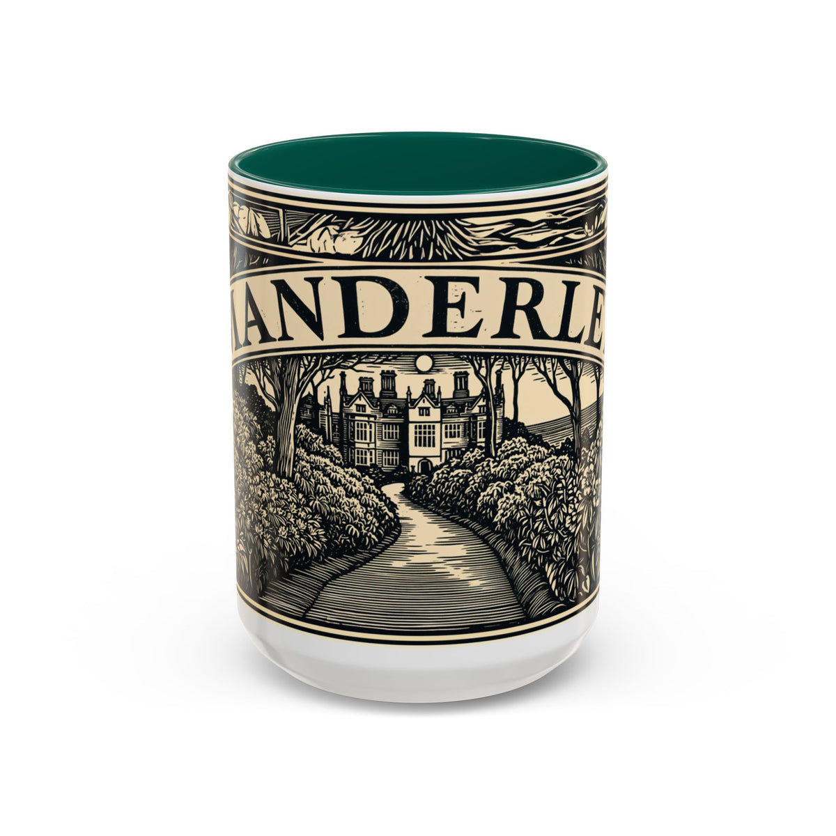 Manderley Estate Illustration Mug | Ceramic Coffee Cup