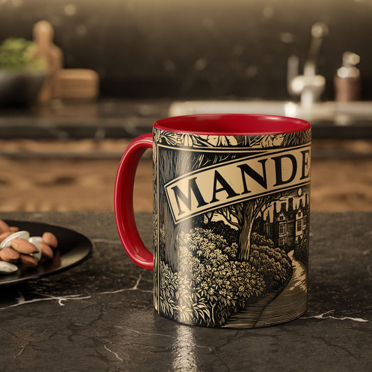 Manderley Estate Illustration Mug | Ceramic Coffee Cup