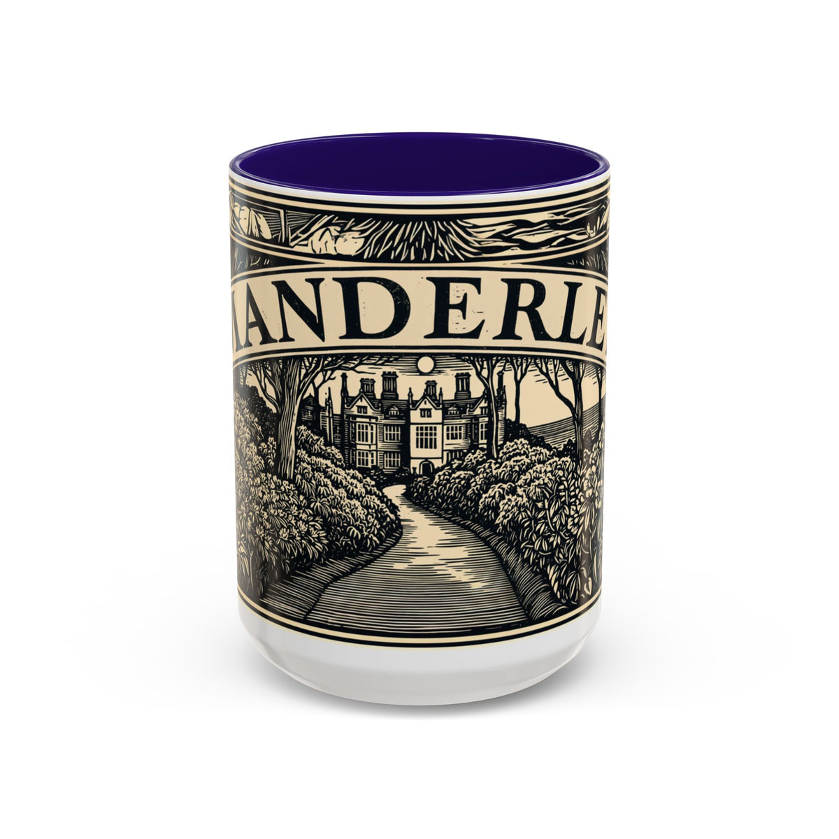 Manderley Estate Illustration Mug | Ceramic Coffee Cup