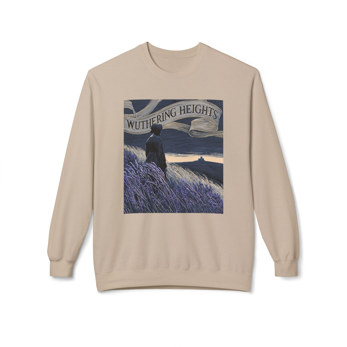 Across the Moors-Wuthering Heights Gothic Literary Sweatshirt