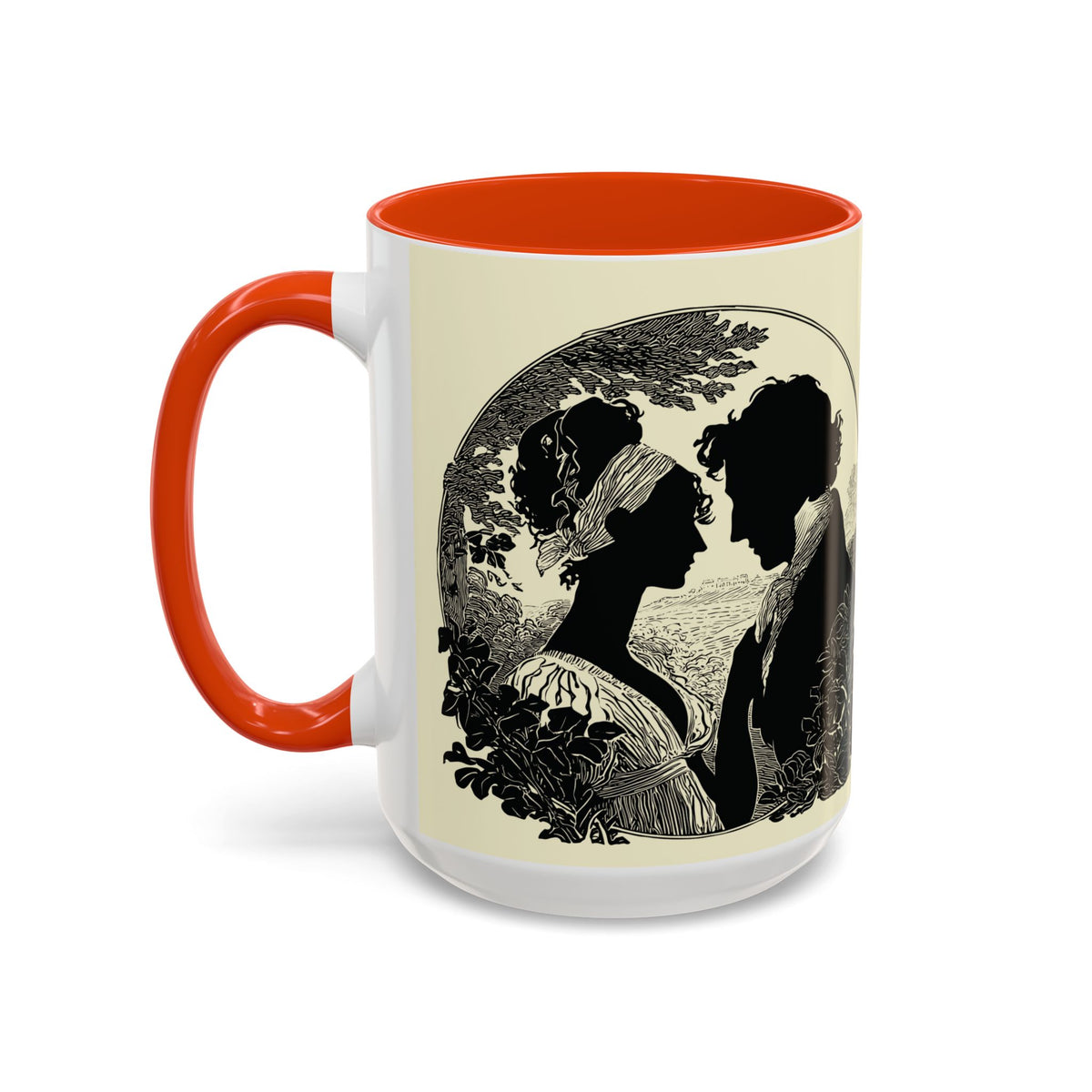 Most Ardently Floral Coffee Mug — Vintage Romantic Quote Mug (11oz & 15oz)
