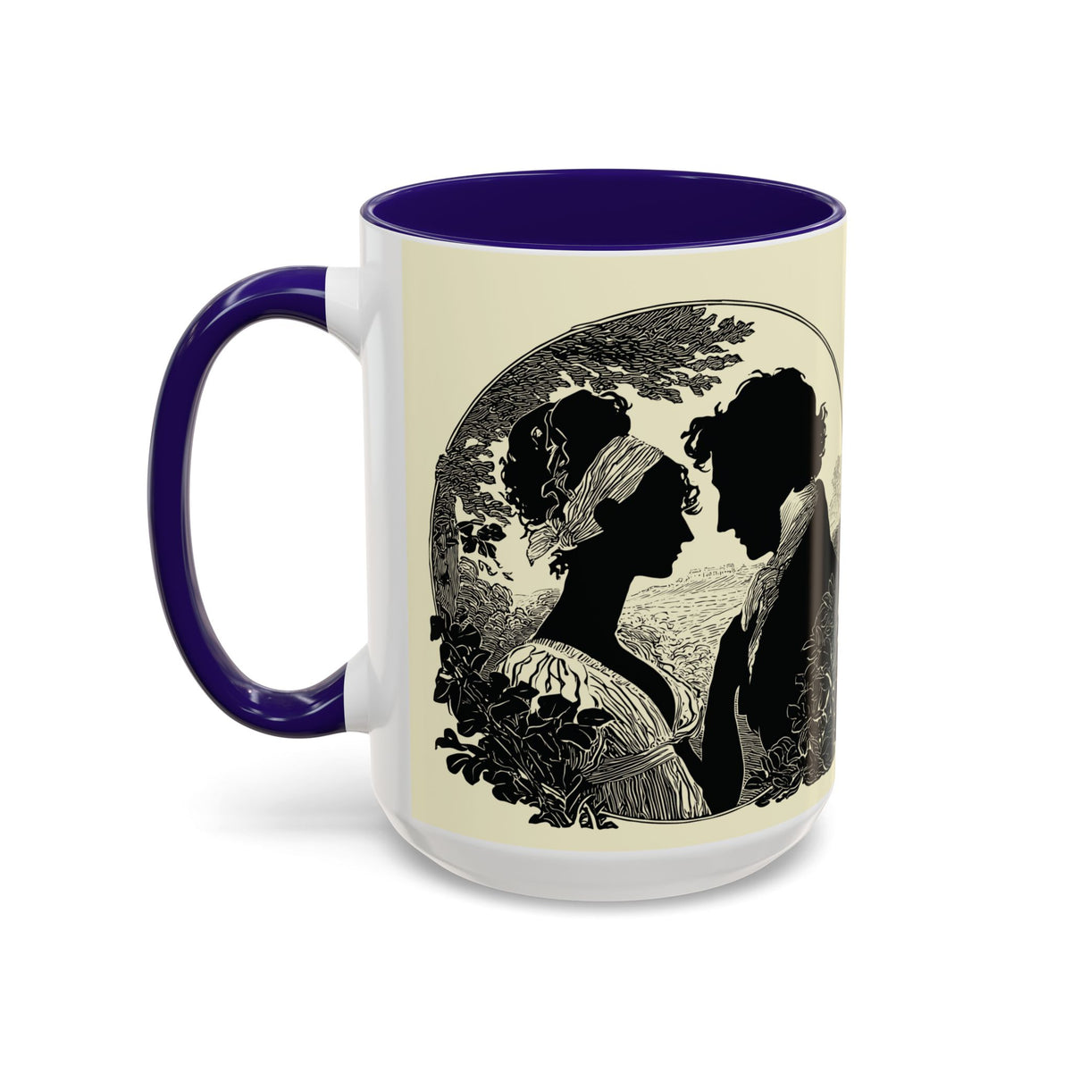 Most Ardently Floral Coffee Mug — Vintage Romantic Quote Mug (11oz & 15oz)