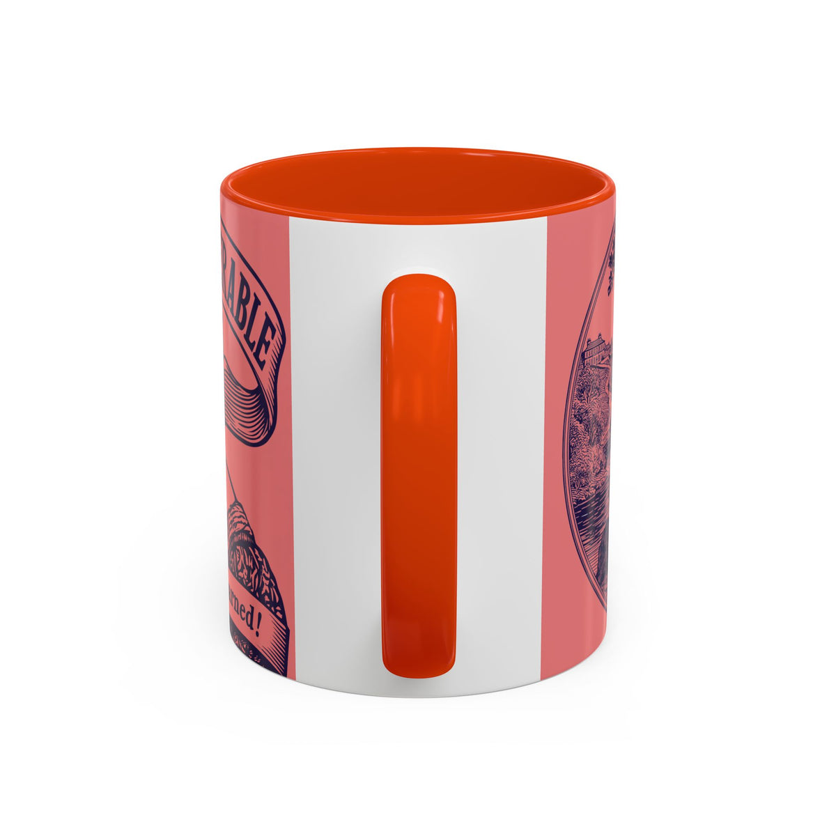 Barely Tolerable Vintage Portrait Mug — Funny Retro Coffee Cup (11oz/15oz)