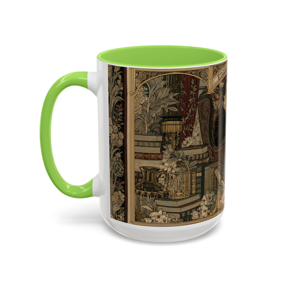 Edgar Allan Poe portrait Mug | Literary Gothic coffee mug
