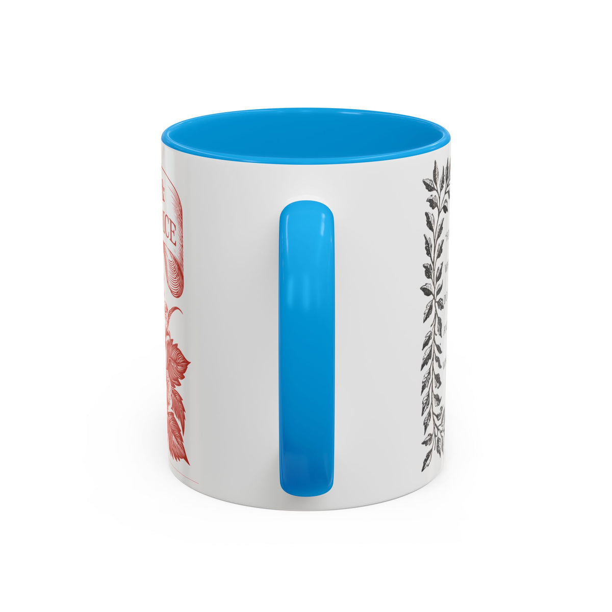 "...follies and nonsense" Elizabeth Bennet Quote  —  Pride & Prejudice Floral Mug (11oz/15oz)