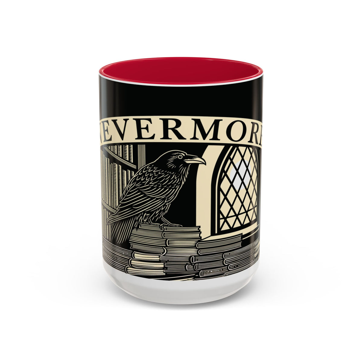 Nevermore Raven Mug | 11oz 15oz Ceramic Coffee Cup